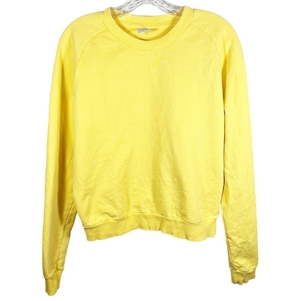 Outdoor Voices women’s pullover sweatshirt size S crew neck yellow